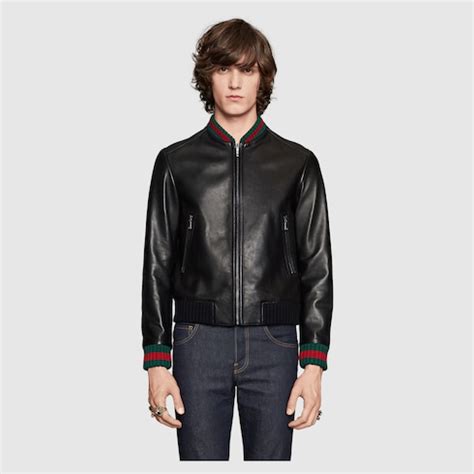 gucci leather cologne|Gucci leather jacket online.